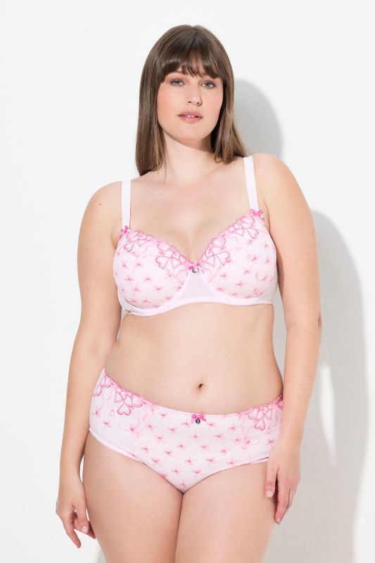 Underwire Bra, Soft Cups, Decorative Bands