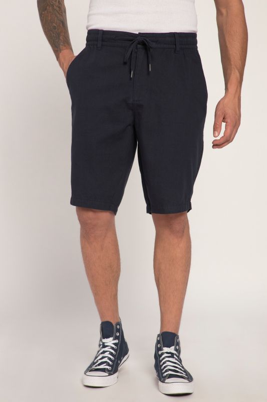 Linen-look Bermuda