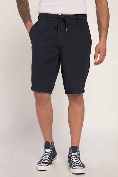 Linen-look Bermuda