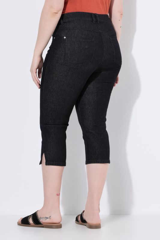 Stretch Fit Denim  Capris