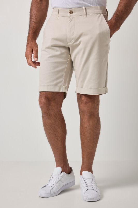 Chino Bermuda shorts, stomach fit