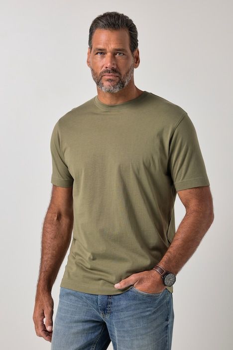 T-Shirt, Basic, Round neck, combed cotton, up to 8XL