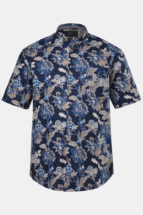 Linen-blend shirt