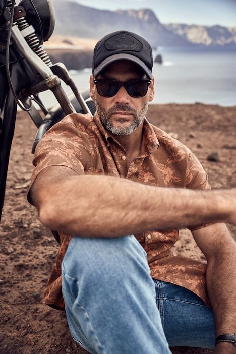 Linen-blend shirt