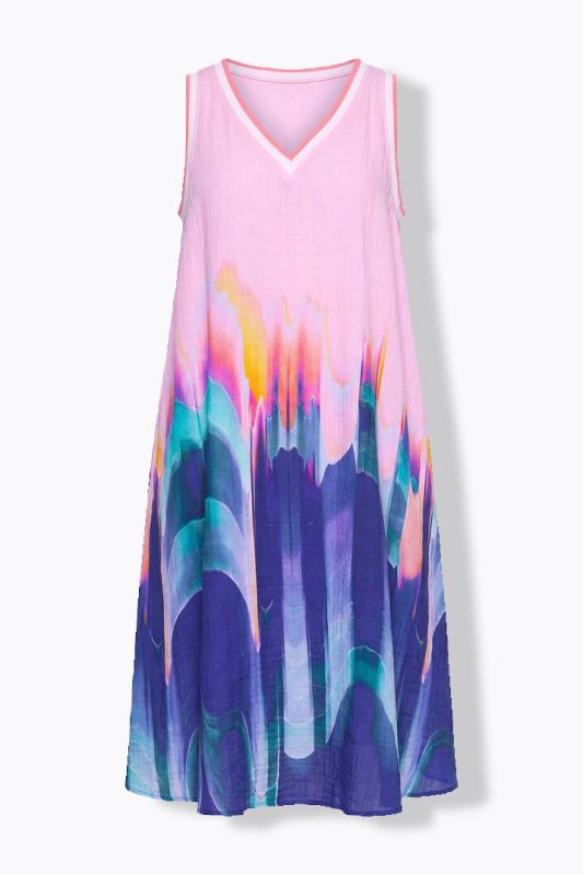 Aurora Sleeveless Muslin Dress