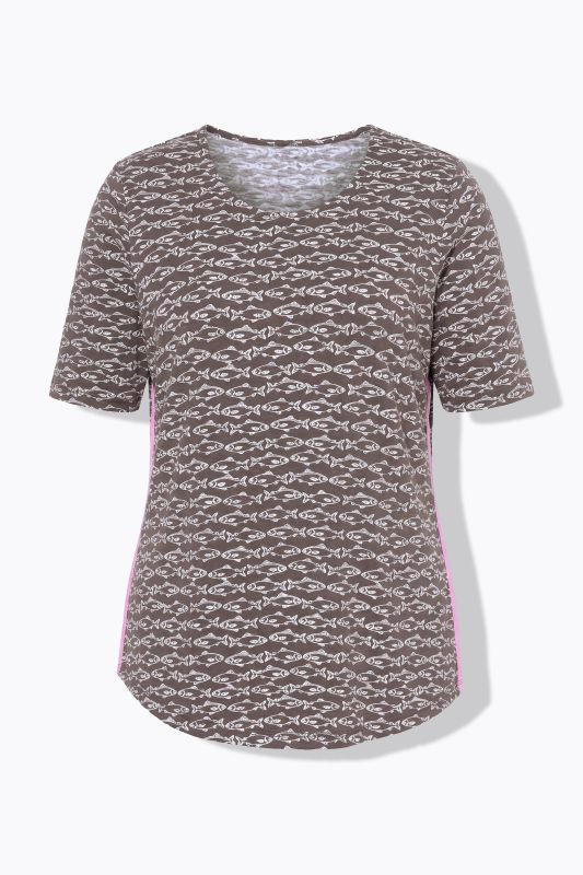 Fish Print Short Sleeve Tee