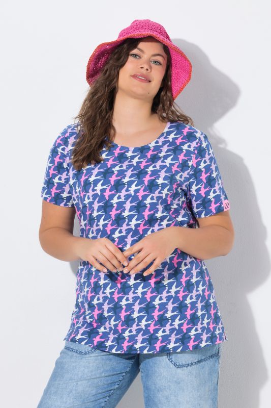 Swallow Print Short Sleeve Tee