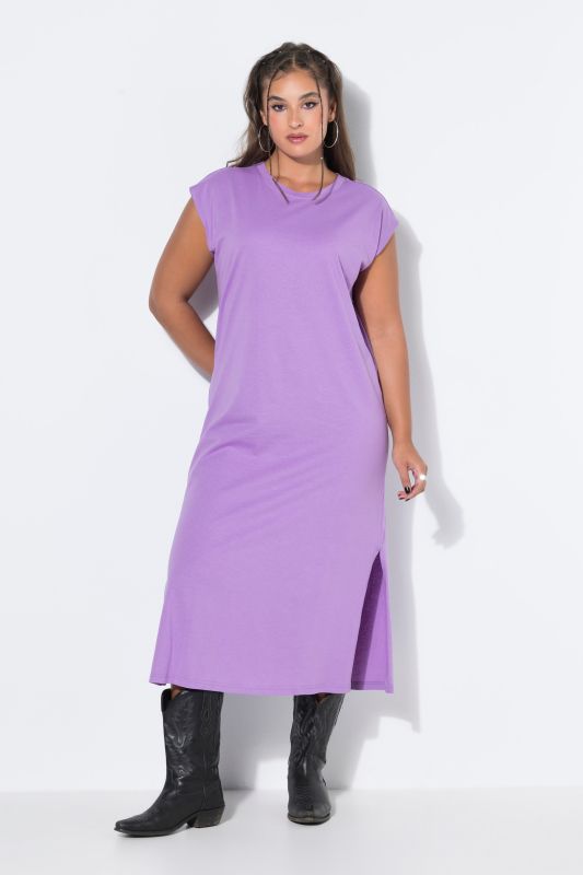 Classic Cap Sleeve Oversized  Fit Jersey Dress