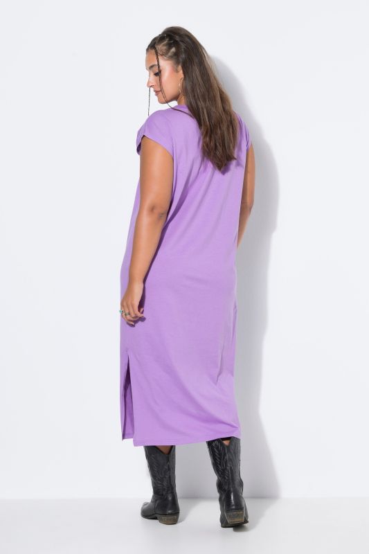 Classic Cap Sleeve Oversized  Fit Jersey Dress