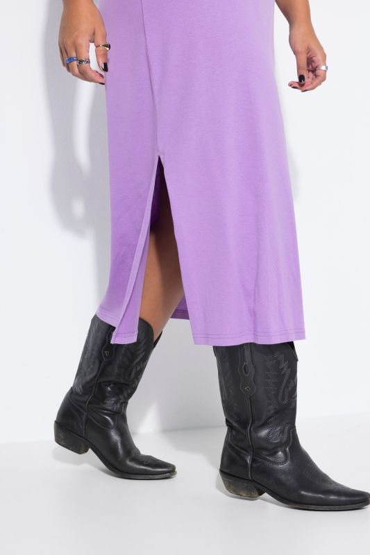 Classic Cap Sleeve Oversized  Fit Jersey Dress