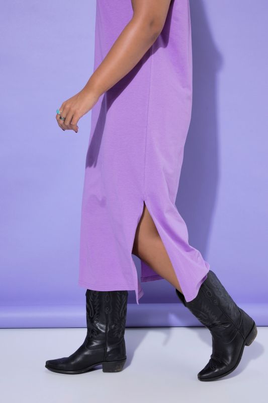 Classic Cap Sleeve Oversized  Fit Jersey Dress