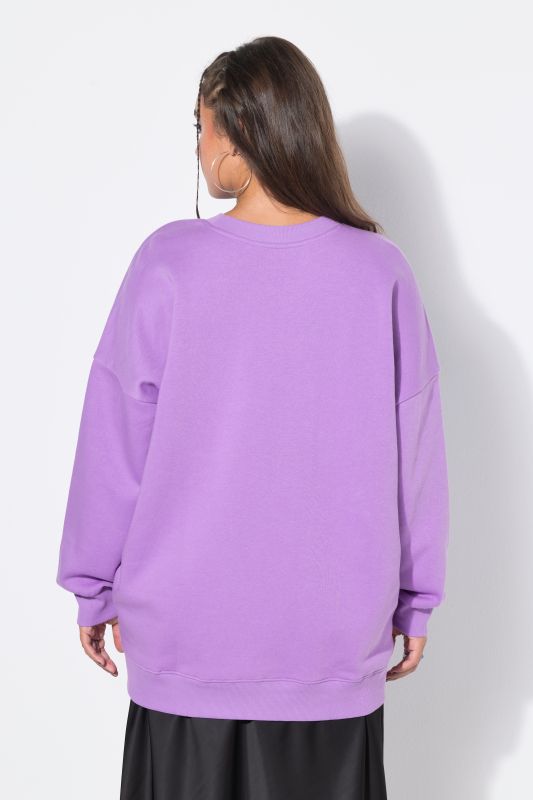 Statement Patch Long Sleeve Sweatshirt