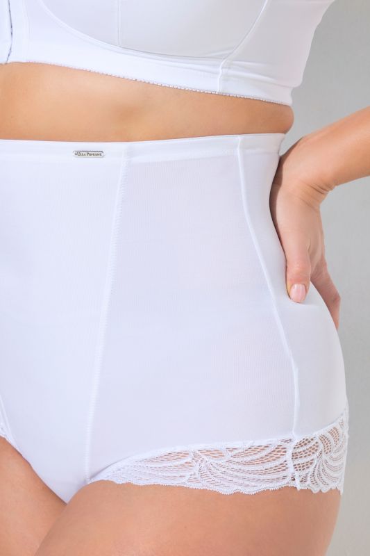 Lace Bottom High Waist Body Shaping Panty