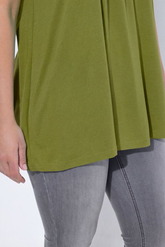 Essential Front Pleat Tee