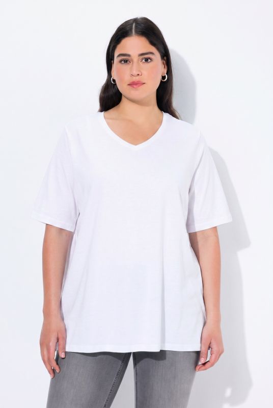 Essential V-Neck Stretch Tee