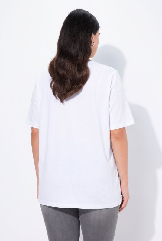 Essential V-Neck Stretch Tee