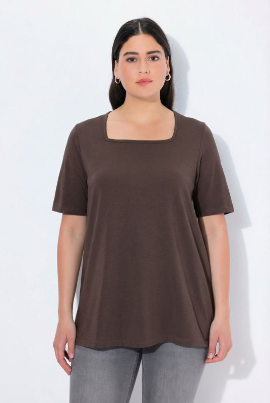 Essential Square Neck Stretch Tee