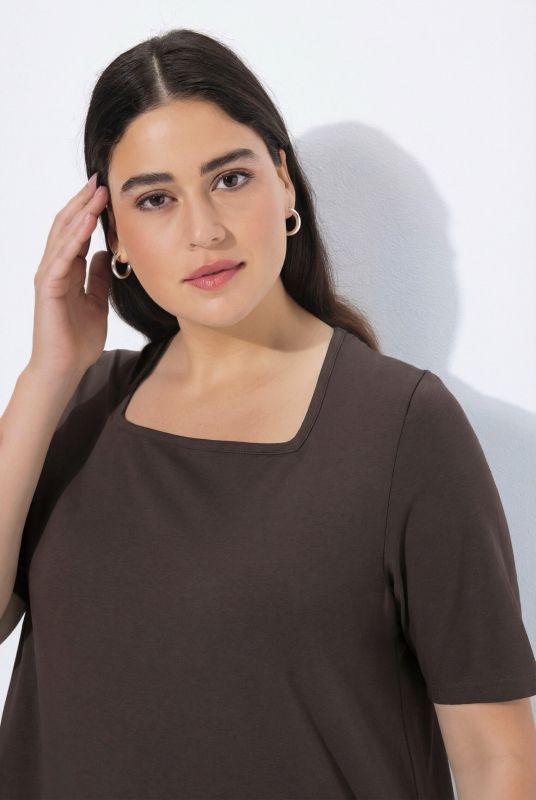 Essential Square Neck Stretch Tee