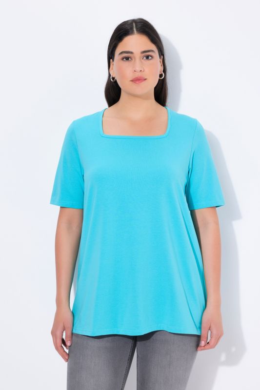 Essential Square Neck Stretch Tee