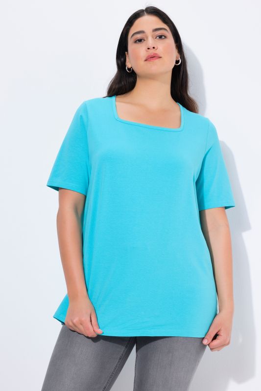 Essential Square Neck Stretch Tee