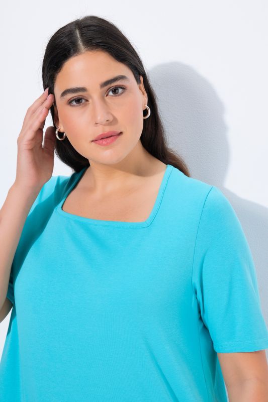 Essential Square Neck Stretch Tee