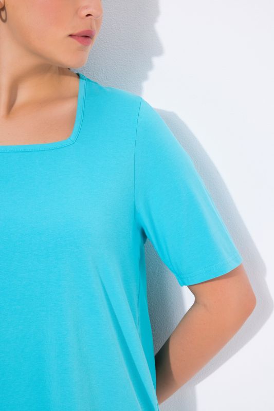 Essential Square Neck Stretch Tee