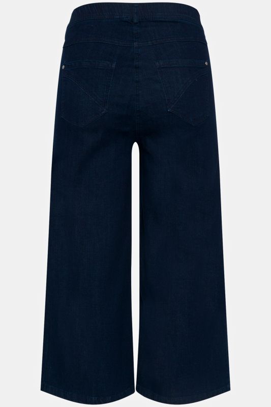 Marlene Soft Denim Cropped Culotte Jeans