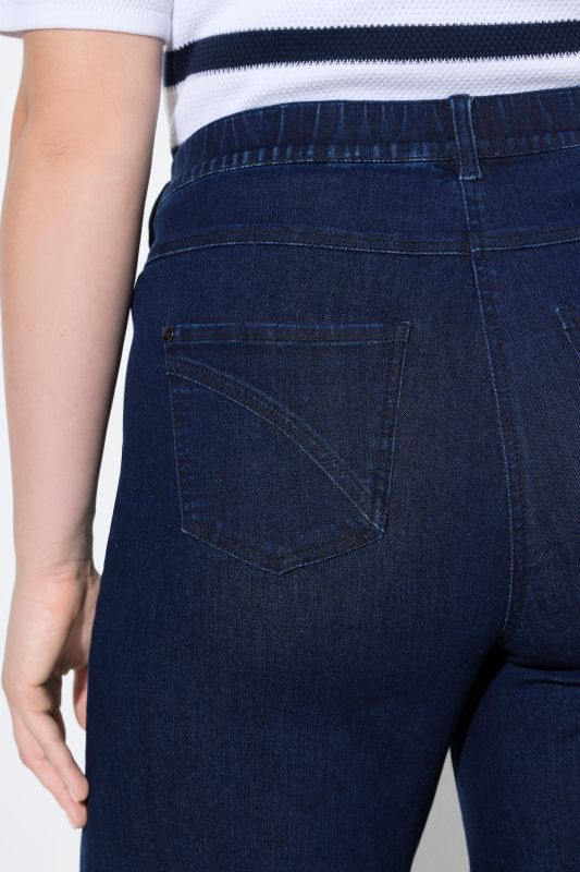 Marlene Soft Denim Cropped Culotte Jeans