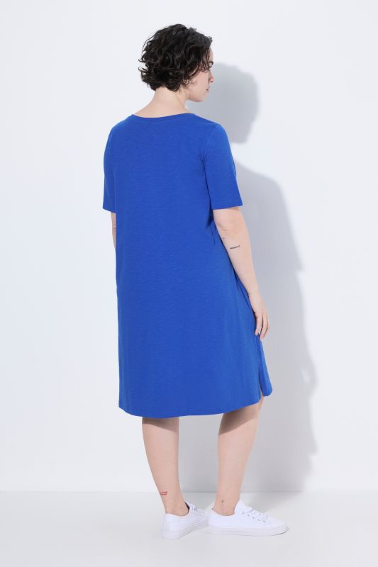 Short Sleeve Jersey Midi Dress