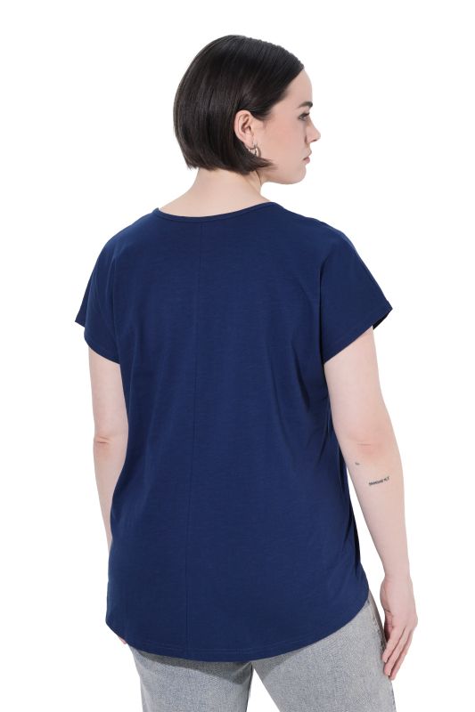 Metallic Animal Cap Sleeve Graphic Tee