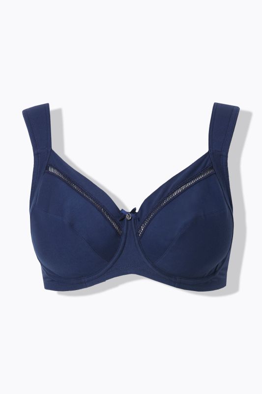 Openwork Lace Detail Underwire Bra