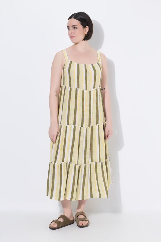 Pastel Stripe Sleeveless Dress