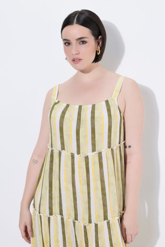 Pastel Stripe Sleeveless Dress