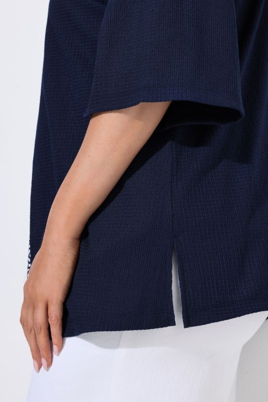 Open Shape 3/4 Sleeve Jacket