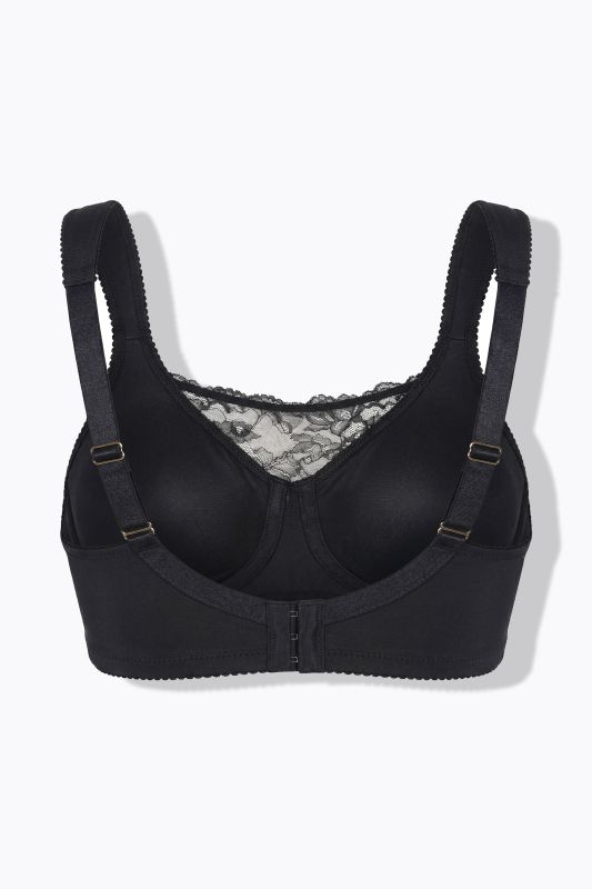 Lace Panel Microfiber Bralette