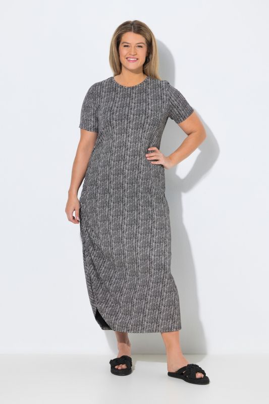 Eco Cotton Herringbone Asymmetric Dress