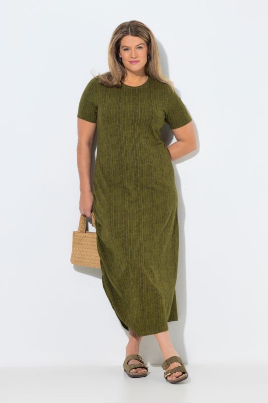 Eco Cotton Herringbone Asymmetric Dress