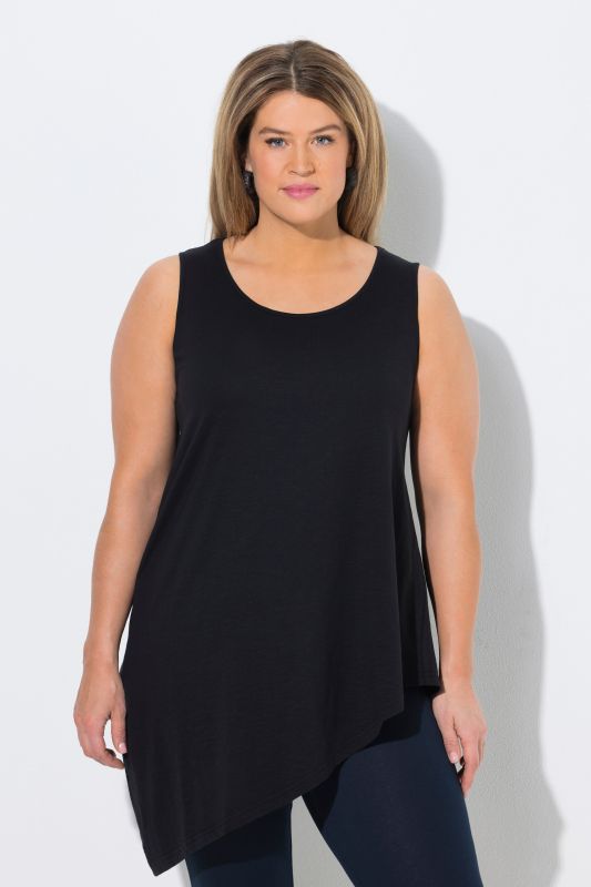 Eco Cotton Asymmetric Flounce Tank