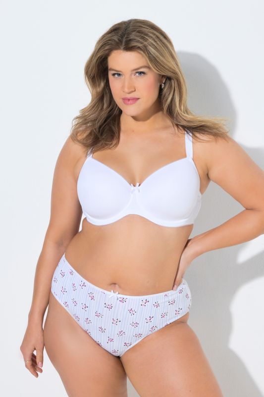 6 Pack of Panties- Floral Stripe