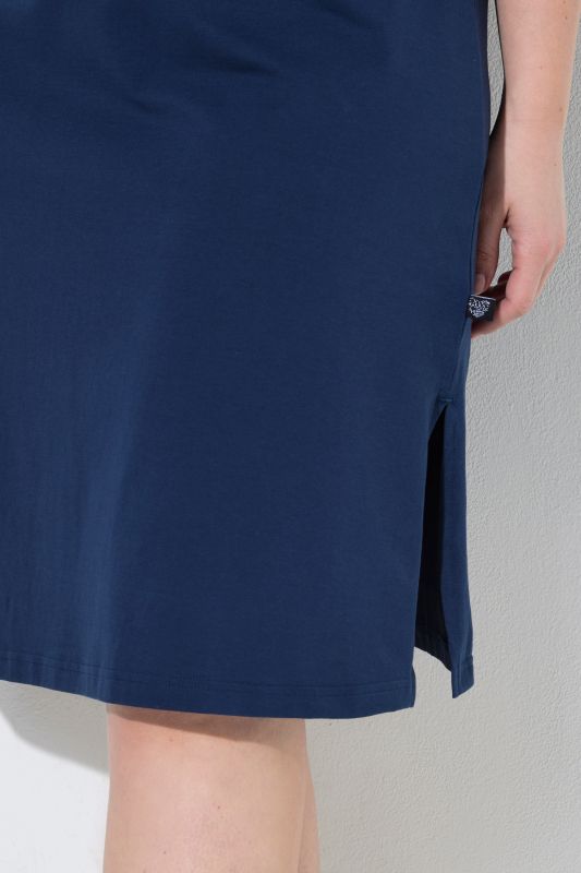 Satin Pocket Short Sleeve Nightgown
