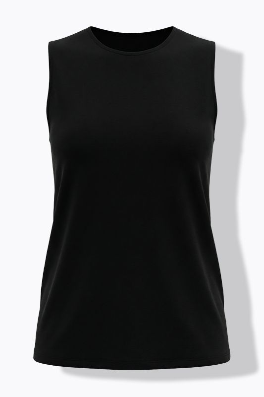 Eco Cotton Crew Neck Tank Top