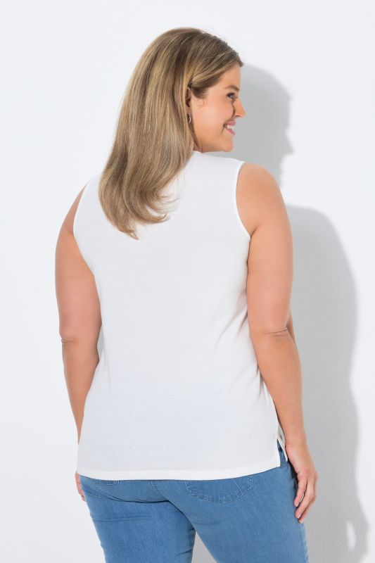 Eco Cotton Crew Neck Tank Top
