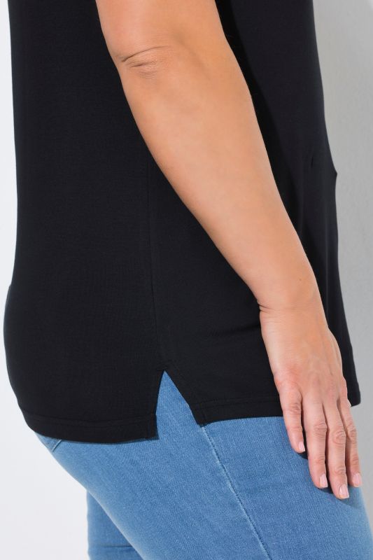 Eco Cotton Lace Trim Ribbed Jersey Tank