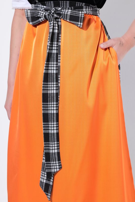 Color Pop Plaid Velvet Dirndl