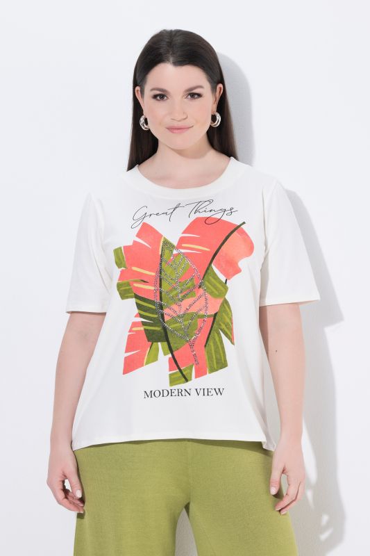 Pink Palm Short Sleeve Graphic Tee