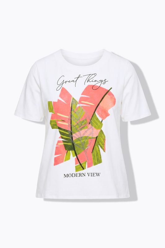Pink Palm Short Sleeve Graphic Tee