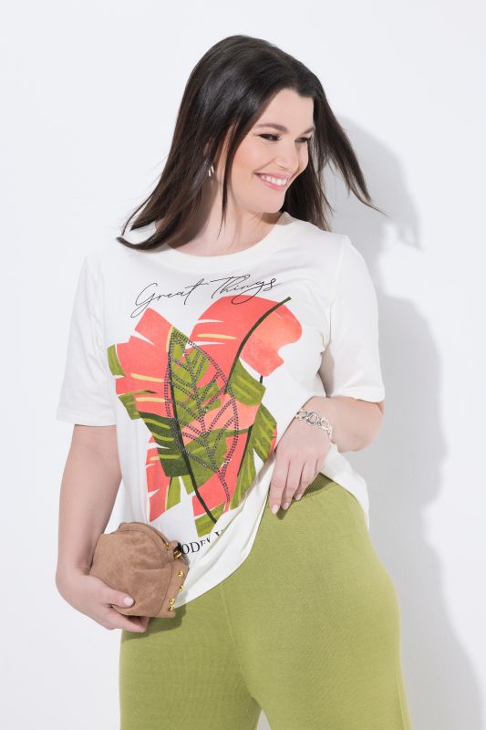 Pink Palm Short Sleeve Graphic Tee