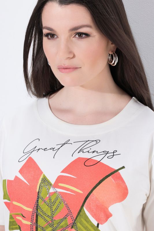 Pink Palm Short Sleeve Graphic Tee