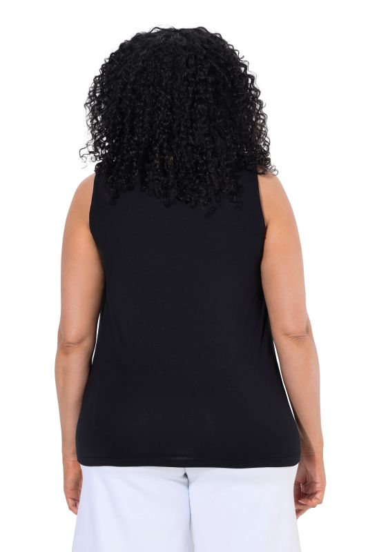 Square Notch Neck Stretch-Fit Tank
