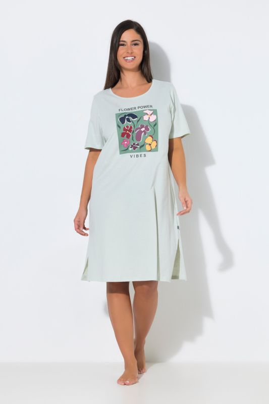 Flower Power Short Sleeve Nightgown